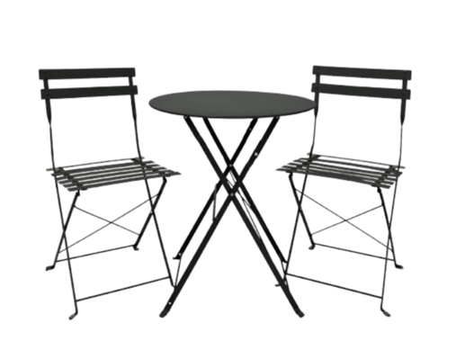 Mesa y sillas de terraza