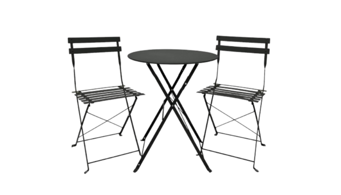 Mesa y sillas de terraza