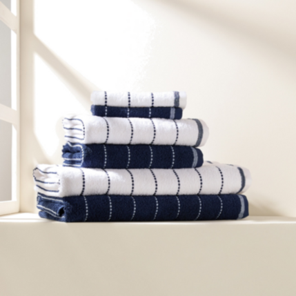 Set 6 toallas algodón Basics