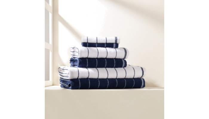 Set 6 toallas algodón Basics