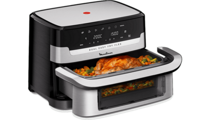 Freidora Dual Flex Moulinex