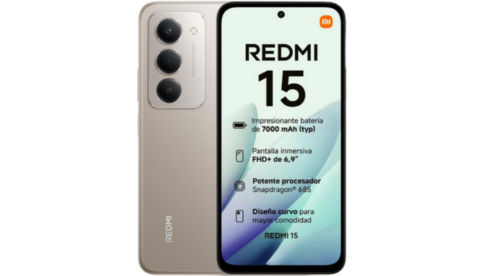 Redmi 15 8+256GB Gris