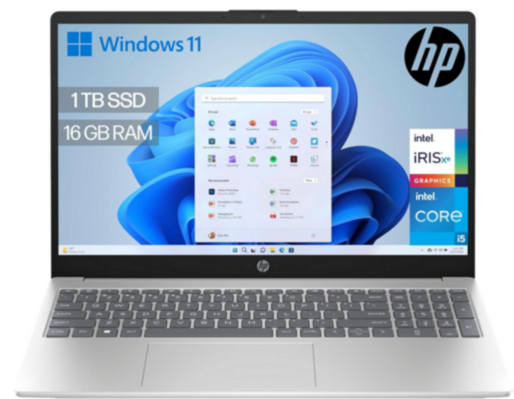 HP Portátil i5 Azul Plata