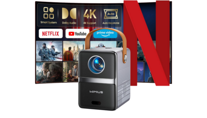 Proyector 4K WiFi Bluetooth