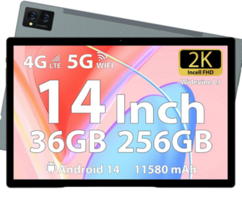 LEVIRTU Tablet 14 Gris