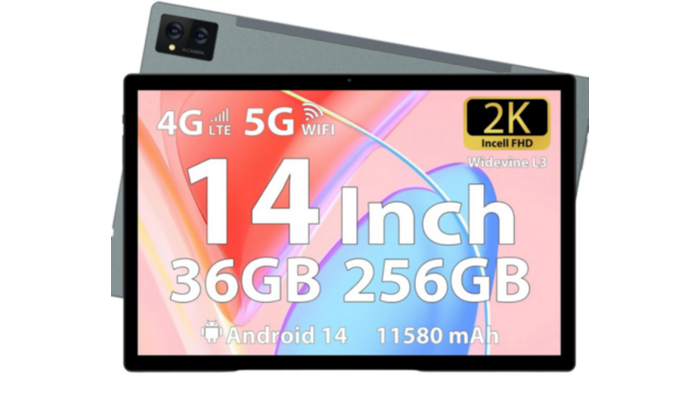 LEVIRTU Tablet 14 Gris