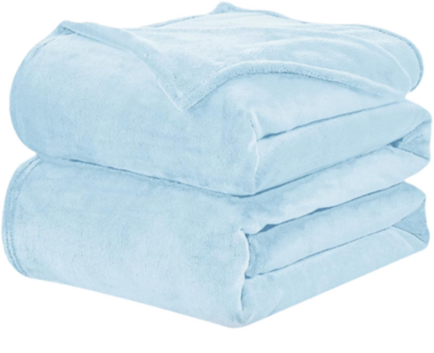 Manta Sofá Azul Claro