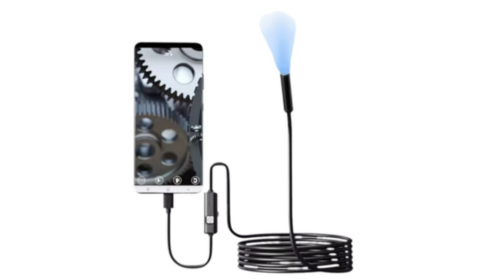 Endoscopio USB-C Flexible