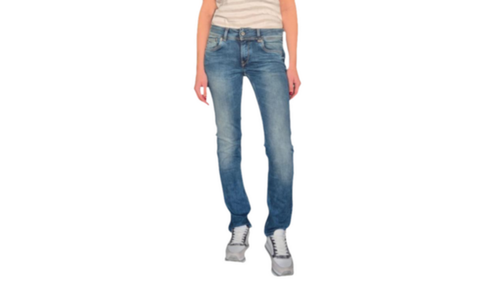 Vaqueros rectos cintura baja