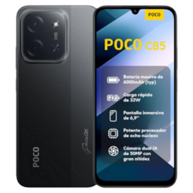 POCO C85 Negro 8+256GB