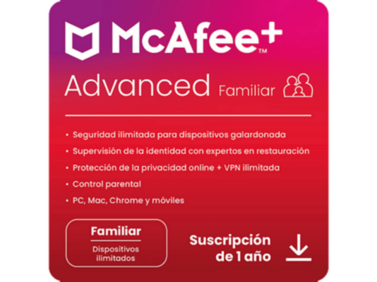 McAfee+ Advanced Familiar