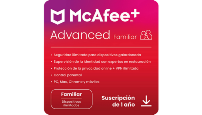 McAfee+ Advanced Familiar