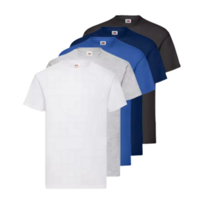 Pack 5 Camisetas Algodón