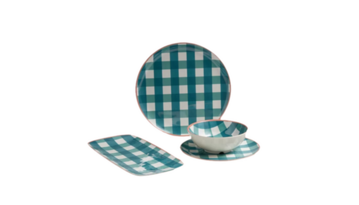 Vajilla Verde Melamina