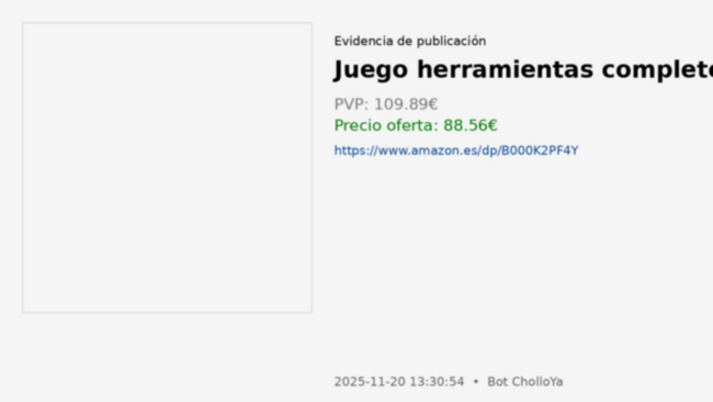 Juego herramientas completo