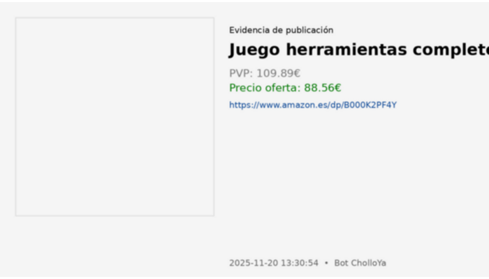 Juego herramientas completo