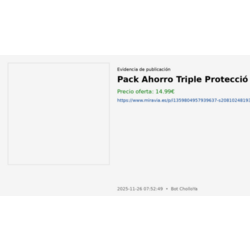Pack Ahorro Triple Protecció