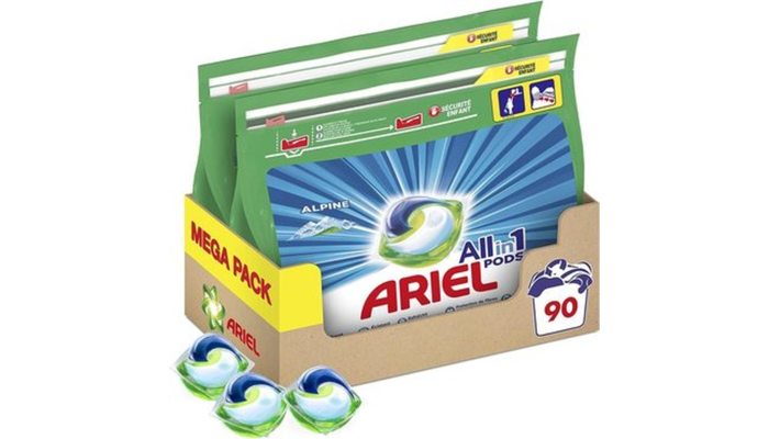 90 cápsulas Ariel Allin1 Pods