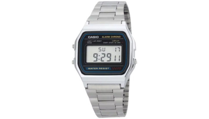 Casio A158WA Plateado