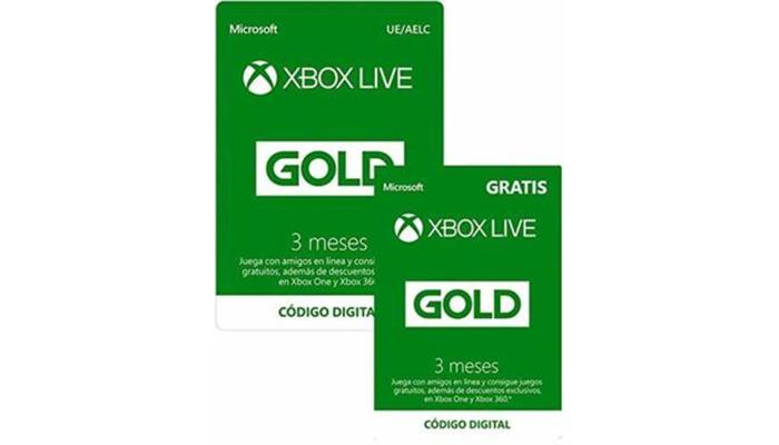 6 meses de Xbox Live