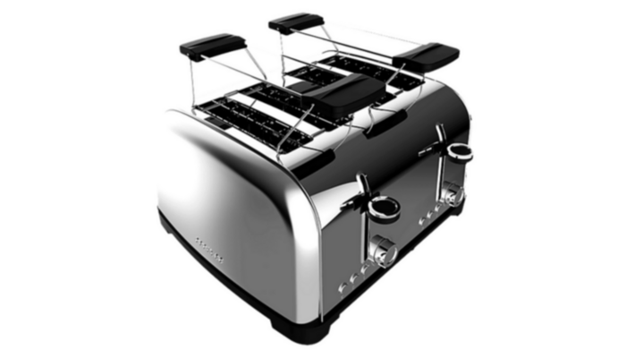 Tostadora Doble Inox Cecotec