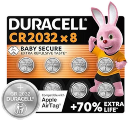 Pilas Litio CR2032 Duracell