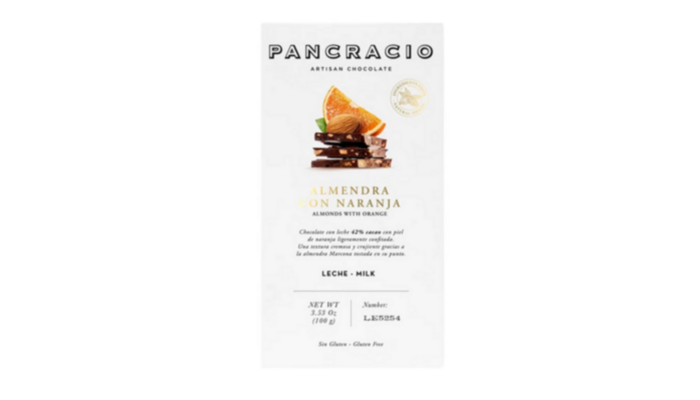 Chocolate Almendra Naranja