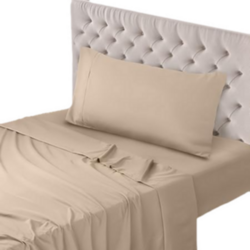 Sábanas Microfibra Beige