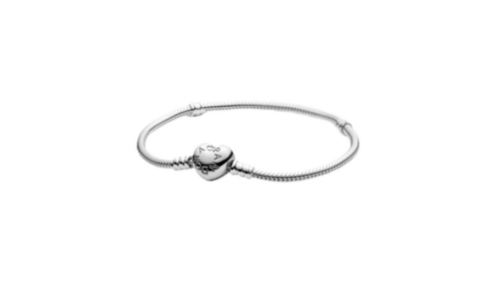 Pulsera Corazón Plata