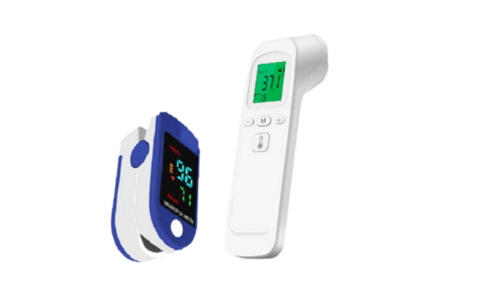 Termómetro Láser y Oxímetro