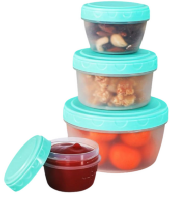 Set 4 Tuppers A Prueba de