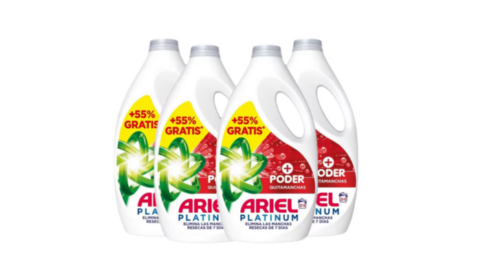 Ariel Líquido 200 Lavados