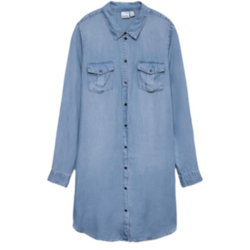 Vestido Largo Manga Clara