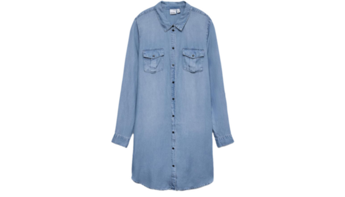 Vestido Largo Manga Clara