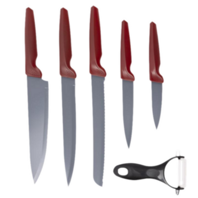 Juego Cuchillos Acero Maple