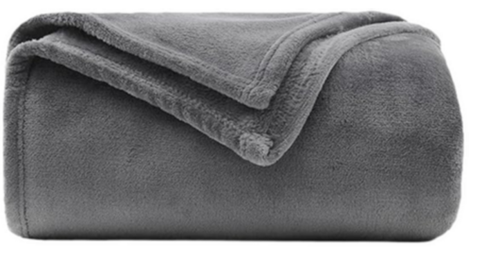 Manta Franela Gris Premium