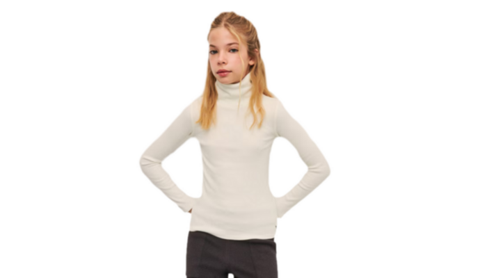 Camiseta Cuello Vuelto Niña