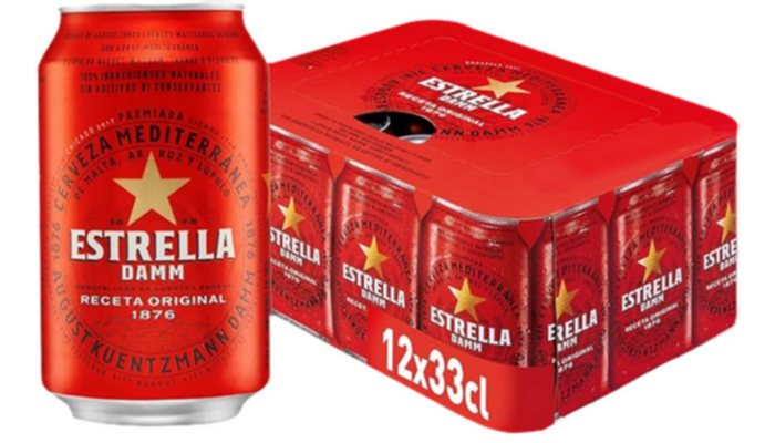 Pack 12 Latas Estrella Damm