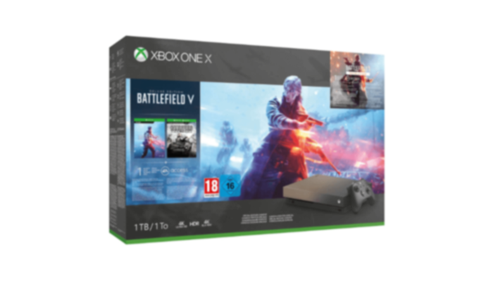 Xbox One X con Battlefield V