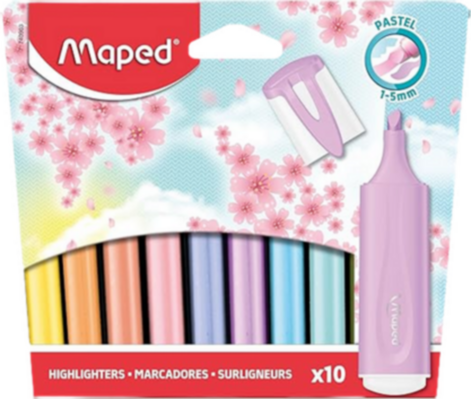 Marcadores Pastel Maped