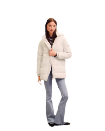 Acolchado Largo Capucha