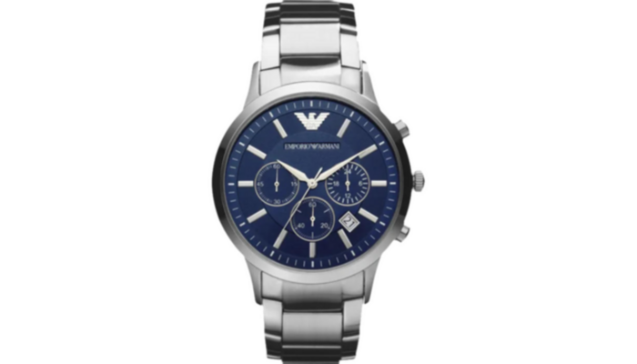Reloj Cronógrafo Azul Acero