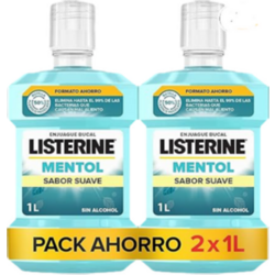 Listerine Mentol Suave 2x1L