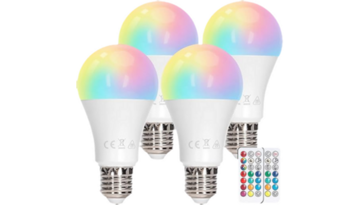 Bombillas LED RGBW con Mando