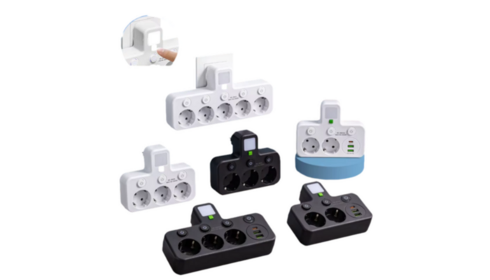 Regleta 4 Enchufes + USB-C