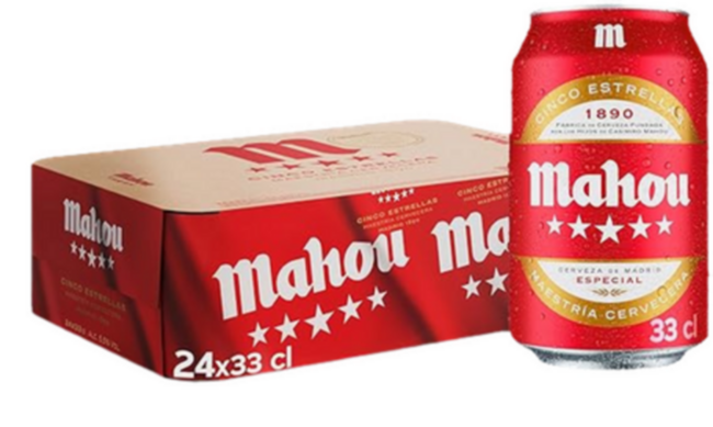 Pack 24 Latas Mahou 5
