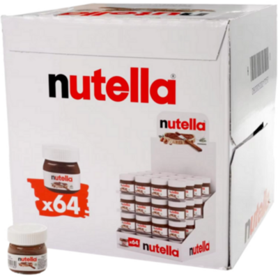 Mini Nutella en Bote Cristal