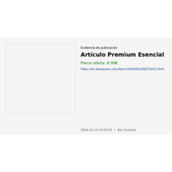 Artículo Premium Esencial