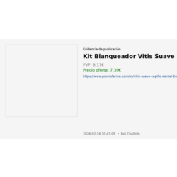 Kit Blanqueador Vitis Suave