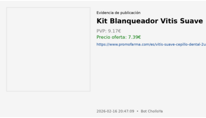 Kit Blanqueador Vitis Suave